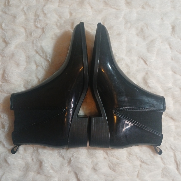 Jeffrey Campbell Stormy Chelsea Glossy Patent Leather Ankle Bootie Size 7 - Picture 7 of 9